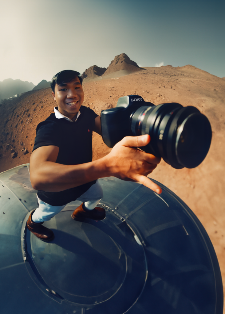 Xavier on UFO cropped - Xouvenir Studios